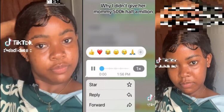 Lady Davido gifted ₦2 million leaks chat as family member demands that she send sum of ₦500k to her mum (Video)