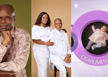 Nigerian pastor and his wife welcome first child after 20 years of waiting