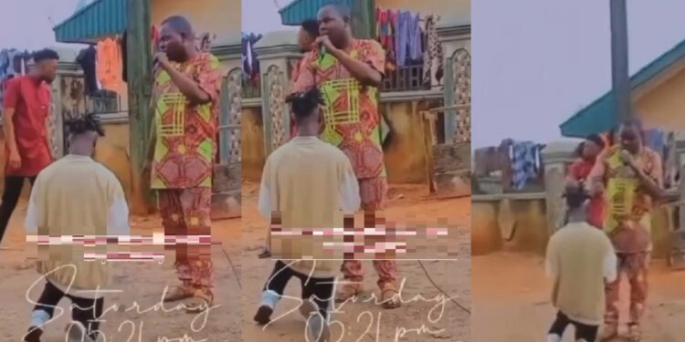 “That stubborn client will pay you” – Nigerian pastor publicly prays for Yahoo boy’s hustle