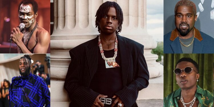 “I derive inspiration from Fela, Wizkid, Burna Boy and Kanye West” – Rema