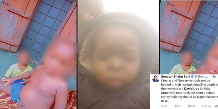 Two-year-old toddler dies after fatal fall from school building in Aba, Abia State