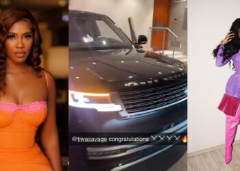 Tiwa Savage splashes