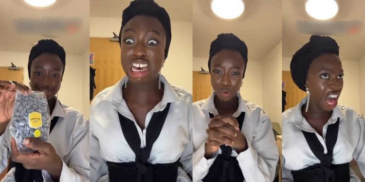 Nigerian lady’s reaction after taking “world’s sourest candy” has netizens in stitches (WATCH)