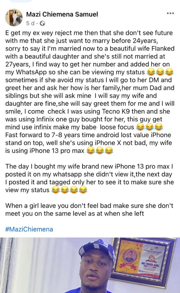 Nigerian man shares 