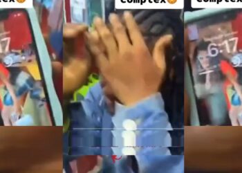 Lady caught while reportedly trying to buy pouch for a phone she stole at the same complex