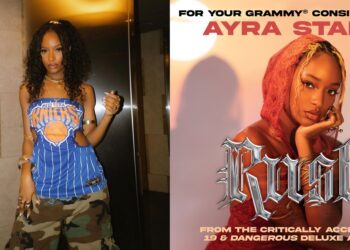 Ayra Starr excited as The Recording Academy considers her song for Grammy