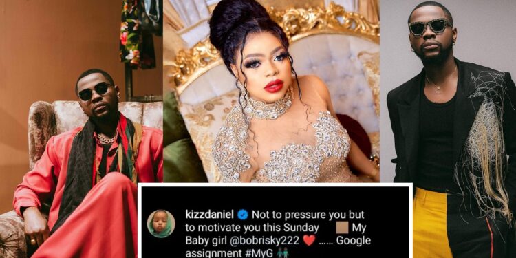 Kizz Daniel Sparks controversy after referring to Bobrisky as his ‘Baby Girl'” (VIDEO)