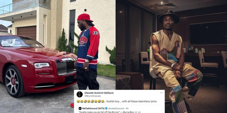 “F00li$h boy… with all these talentless lyrics” – Singer Brymo replies Burna Boy after he said he fell off