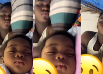 “Copy and paste” – Internet users react to viral video of father and son resemblance (VIDEO)