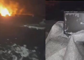 Rivers State House of assembly engulfed in flames amidst alleged impeachment plot against Governor Fubara (VIDEO)