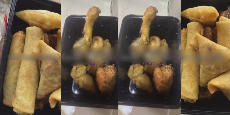 Food vendor left shocked after dispatch rider took his “own share” of small chops he was asked to deliver to a client (VIDEO)