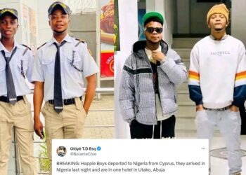 “From grace to grass” – Nigerians react to news of Happie boys’ alleged deportation from Cyprus to Nigeria