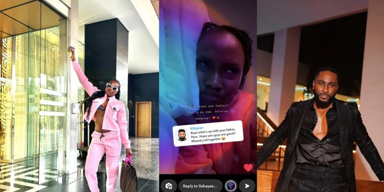 “I only have one father” – BBNaija star, Ilebaye replies fan who referred to Pere as her father