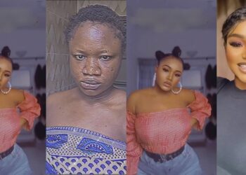 Nigerian lady’s before and after pregnancy transformation leaves jaws dropped (WATCH)