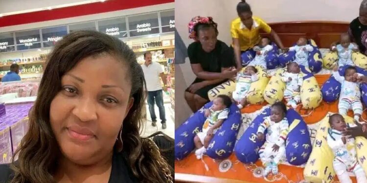 Woman gives birth to nonuplets after 25 years of waiting