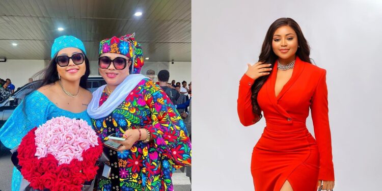 Regina Daniels celebrates mother, Rita Daniels on her appointment with Governor of Delta State