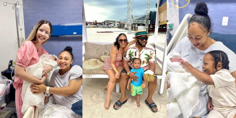 Actress, Rosy Meurer and husband, Olakunle Churchill welcome a daughter