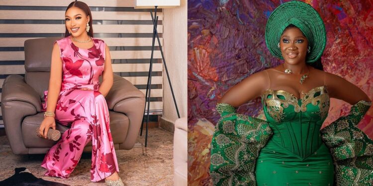 “Na cry I dey cry since” – Tonto Dikeh expresses disappointment at Mercy Johnson; she responds