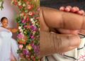 Uche Ogbodo welcomes baby days after showing off scan