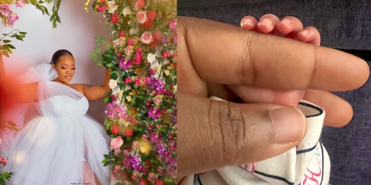 Uche Ogbodo welcomes baby days after showing off scan
