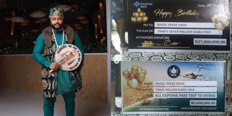 “The N37M gift we gave Whitemoney for his birthday was fake” – Fans reveal (audio recording)