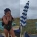 Woman Arrested After Being Caught M@sturbating Openly On The Beach, Incident Goes Viral