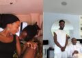 “I only wear white when Iβm with the Father-in-law!” – Mr Eazi validates marriage to Temi as he refers to Femi Otedola as father-in-law