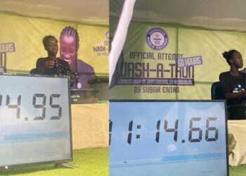 Wash-A-Thon: 200-level OAU student, Enitan admitted in hospital after completing 58 hours wash-a-thon (VIDEO)