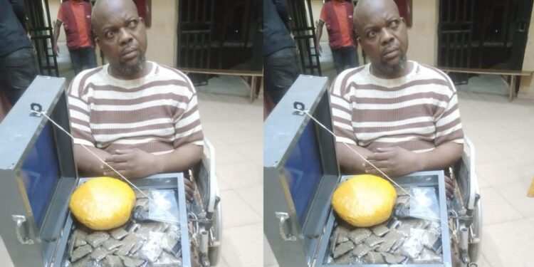 NDLEA Apprehends Notorious Wheelchair-Bound Drug Dealer In Edo State