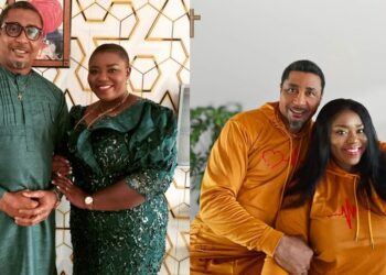 Actor Tony Umez celebrates