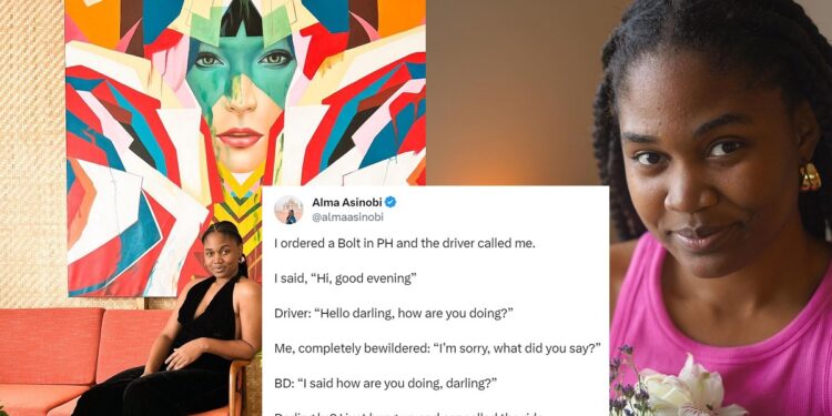 “He called me darling” – Social media influencer, Alma Asinobi shares her experience with a bolt driver in Port Harcourt