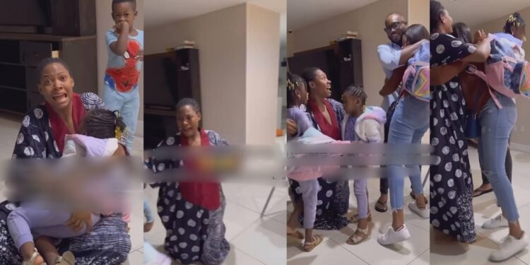 Heartwarming moment Nigerian woman surprises her sister with a visit in Miami (video)