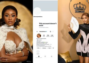 Beauty Tukura deactivates her social media accounts after posting disturbing message