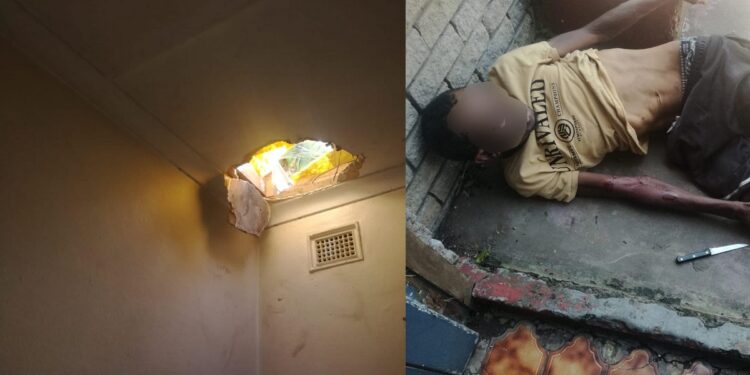Failed Break-In: Suspected Burglar Falls Through Ceiling, Breaks Leg