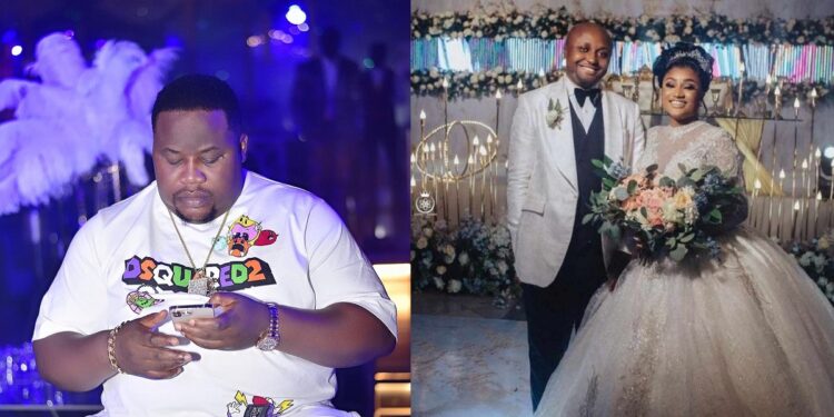 “E dey pain me ooh!!!” – Cubana Chief Priest reacts to Davido’s logistics manager, Israel’s marital issues