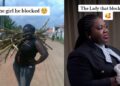 “No man can buy you this wig, you earned it” – Ghanaian lady shares ‘before and after’ picture collage of herself becoming a lawyer after her partner “blocked” her (VIDEO)