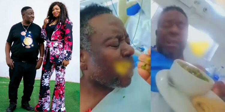 Mr Ibu's wife feeding