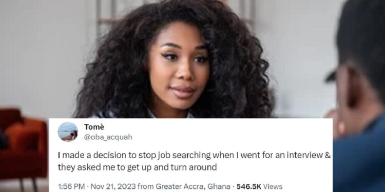 “They asked me to get up and turn around” – Lady shares reason why she stopped going for interviews