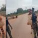 “The gods dey fear Gun” – Reactions as masquerade refuses to beat military personnel (VIDEO)