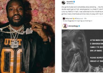 Meek Mill Announces Decision to Quit Sm0king Following Snoop Dogg’s Lead