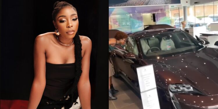 Burna Boy’s sister, Nissi purchases 2024 Porsche Taycan [Video]