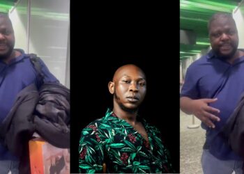“You’re not leaving this country” – Seun Kuti accosts man at airport for threatening him online (Video)