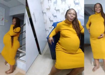 Nigerian woman celebrates as she gives birth to quadruplets
