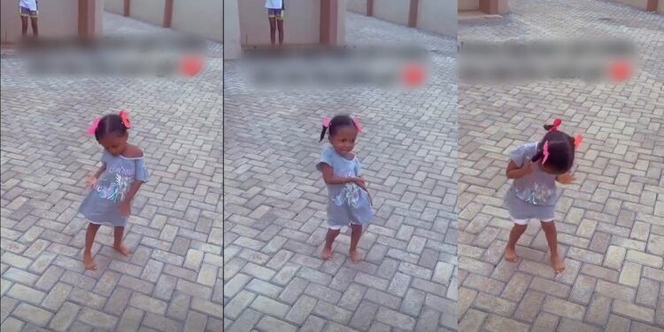“She is reincarnated” – Little girl blows minds as she dances beautifully to Ayra Starr’s song, Sability