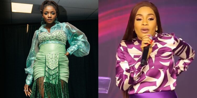“Wetin God no send una, na hin una like to dey do” – Simi lambasts female preacher