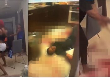 Lady reportedly slashes her friend during an argument in Dubai and leaves her to blǝǝd to dǝath (VIDEO)
