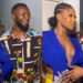 “Na because the guy no get money” – Reactions as Tacha stylishly removes man’s hand after he held her waist during photo-op