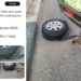Nigerian Man Forced To Pay N60,000 By Area Boys After His Tyre Failed On Third Mainland Bridge