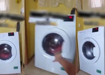 “The washing machine get small spiritual problem” – Netizens share amusing responses as lady advertises faulty washing machine for ’20k’