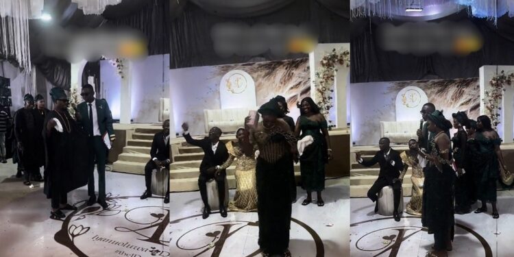 “Big cash out” – Reactions as lady requests ‘times ten’ of her money after gifting a man 20k at an event